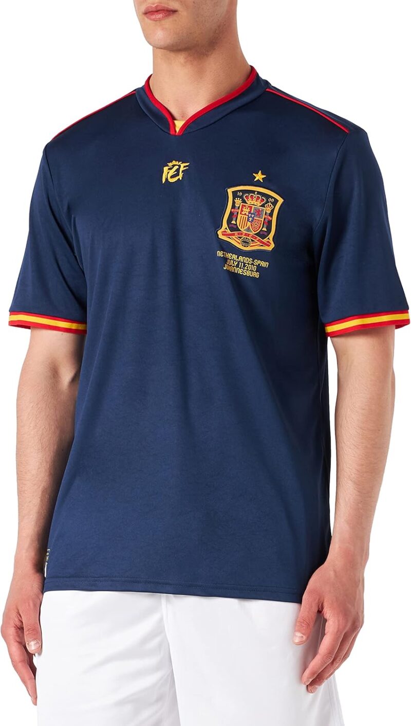 RFEF - Espagne Coupe du Monde 2010 Tee-Shirt en jersey finale réplique officielle