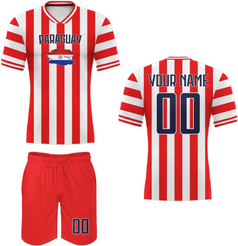 Ensemble de maillot de football personnalisé 2023/24, maillot de football et short avec nom personnalisé et logo de l'équipe pour homme, femme, adolescent, enfant