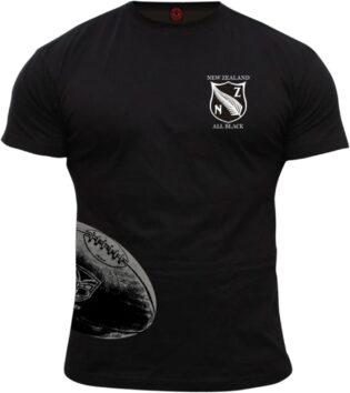 Dirty Ray Rugby New Zealand t-Shirt Homme KRB3