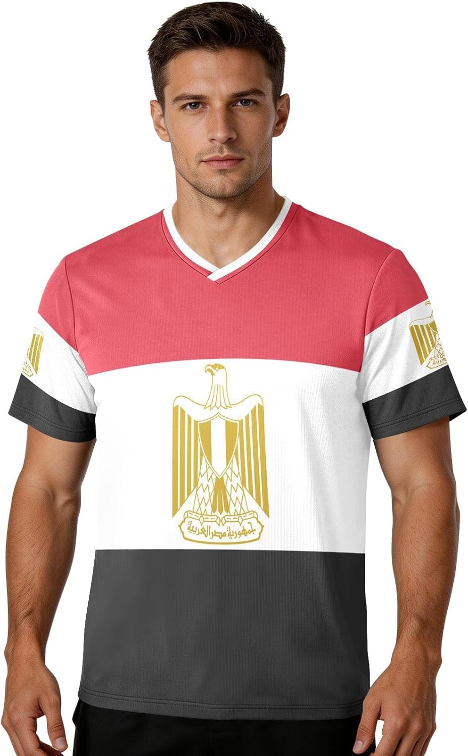 Maillot de football en tissu extensible pour fans de sport, coupe classique, évacuation de l'humidité, pour toutes les morphologies