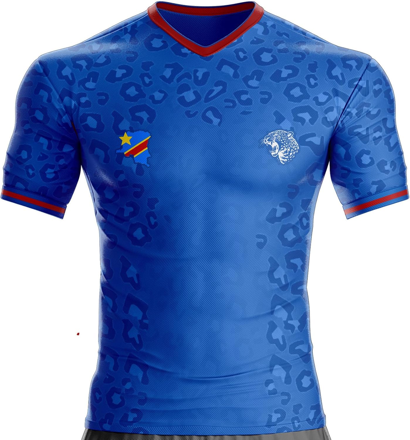 Maillot Congo Football RDC-541 Drapeau congolais - Image 3