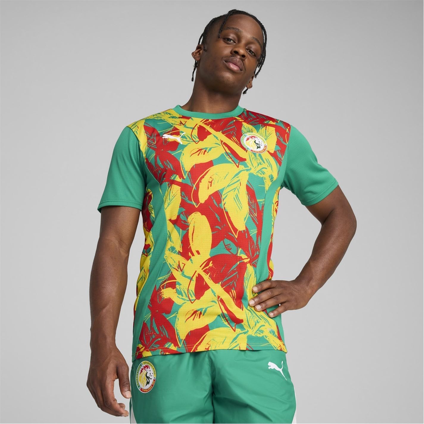 PUMA Maillot pré-match pour homme Sénégal 2025 Adultes - Image 2