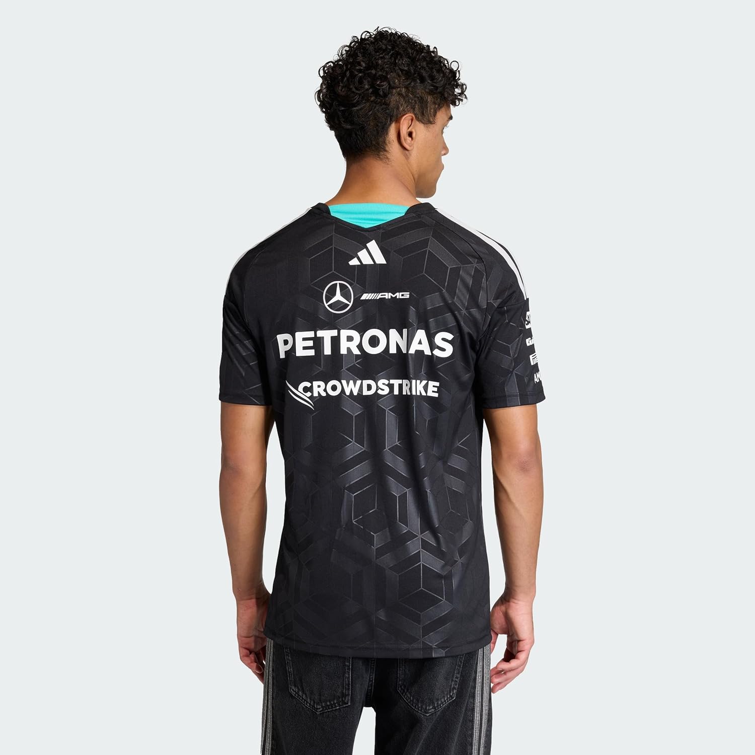 adidas Men's Maillot Pilote Mercedes - AMG Petronas Formula 1 Team - Image 4