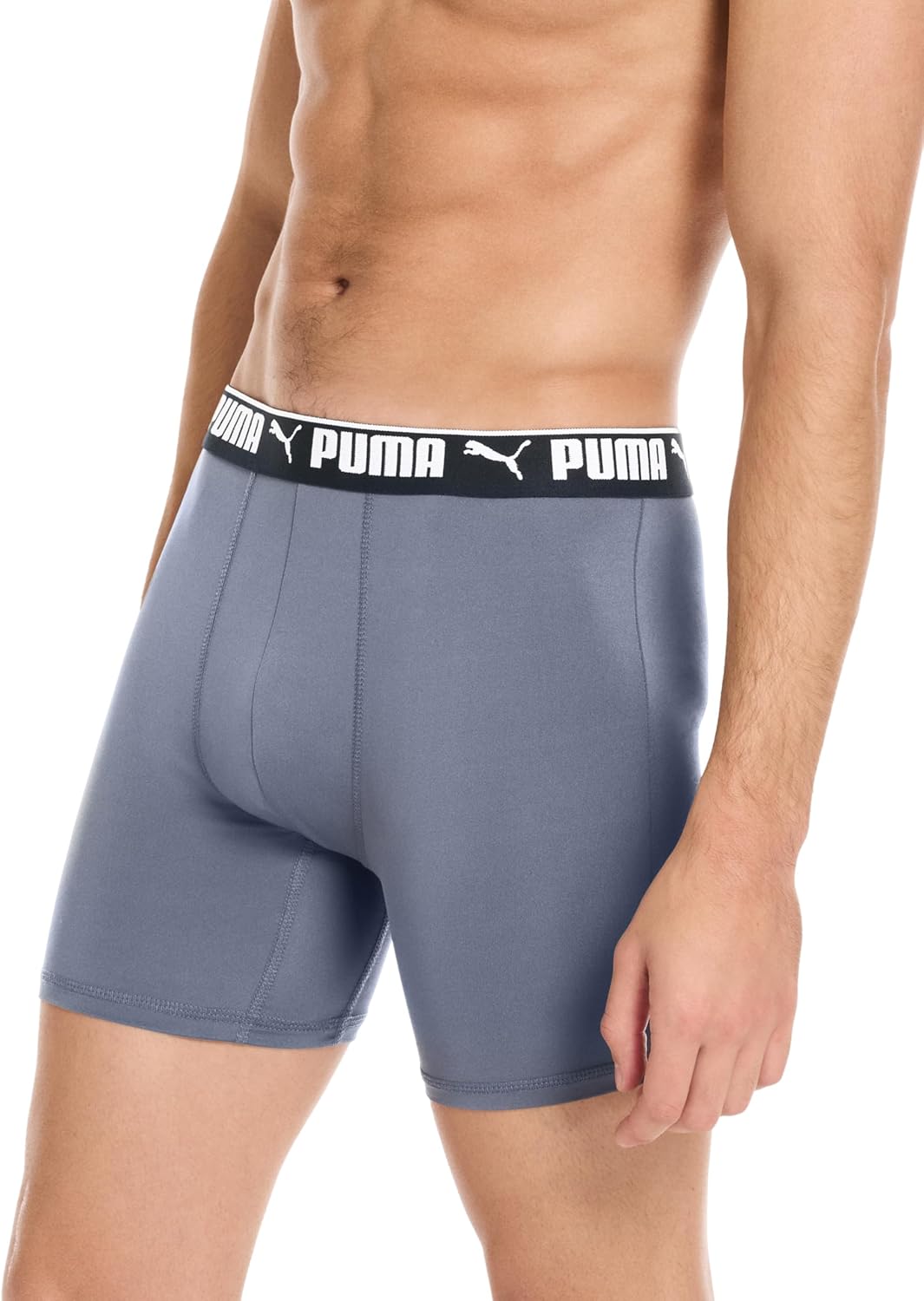 Puma 4 Pack Active Stretch Boxer Briefs Boxeur ajusté Homme (Lot de 4) - Image 3