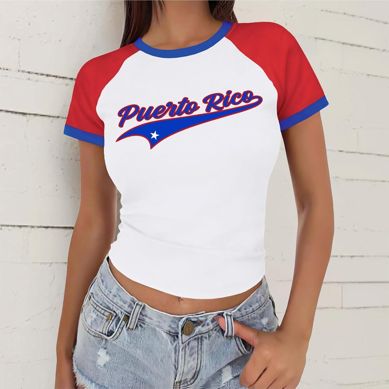 Maillot Shorty Femme World Cup T-Shirt Fan Football Tee Shirt Maillot de Foot World Cup 2026 Tops Femme D'éTé Cadeaux ModéLe Equipe Dérivés Vetement - Image 2