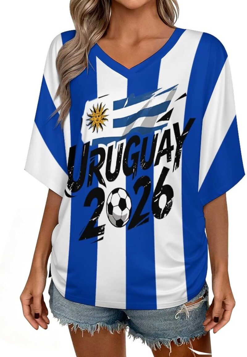 Maillot de Foot 2026 Tee Shirt Femmes T-Shirt Fan Musique Mode Streetwear Impression 3D Haut Plusieurs Modèles Disponibles Cadeaux pour Fans T Shirt d'été pour Les Fans de Football Maillot Supporter