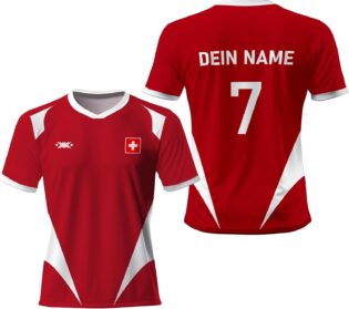 Maillot de Foot Homme, Personnalisé T-Shirt 2026 avec Nom, Numéro, Ensemble de Foot Enfant,Tee Shirt de Football Enfant,Femme,Adulte, Tissu Respirant