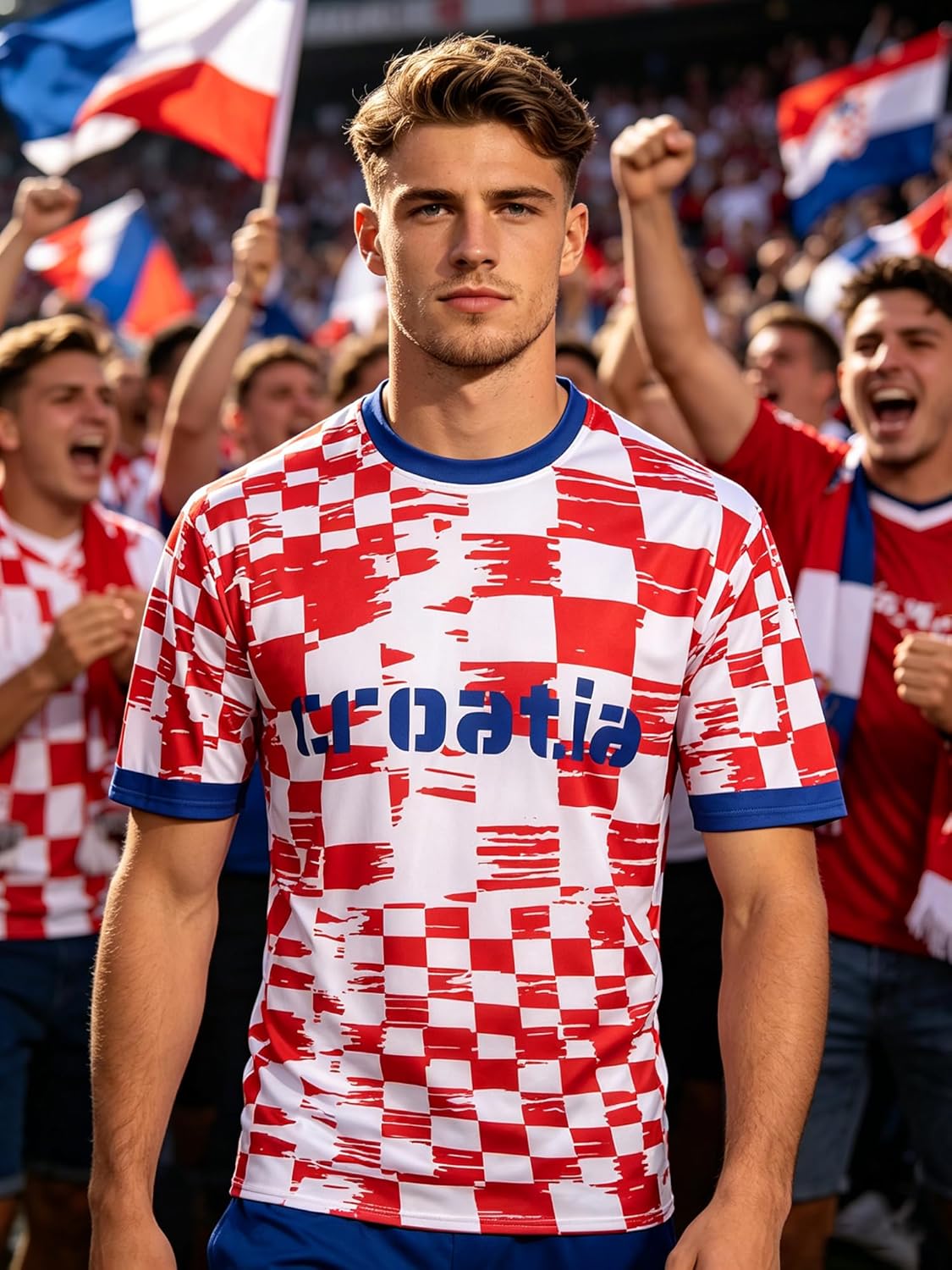 2026 Coupe de Football T-Shirts Fans 48 équipes Nationales Sport Casual Drapeau National Impression Jersey Maillot Homme Femme Formation Respirant Séchage Rapide T Shirt - Image 2