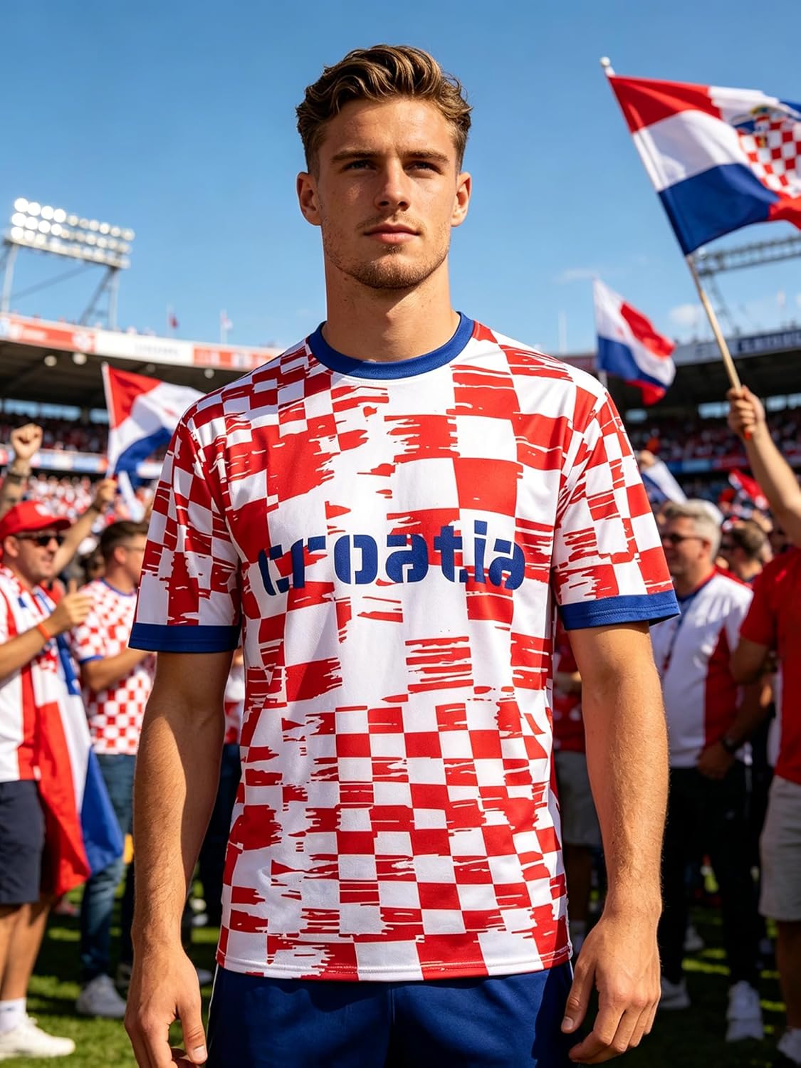 2026 Coupe de Football Jersey 48 Pays Football Cup Cheer T-Shirt Hommes Femmes Fan Shirt Manches Courtes Respirant Sport Formation Casual Football Maillot T-Shirt Tee - Image 2