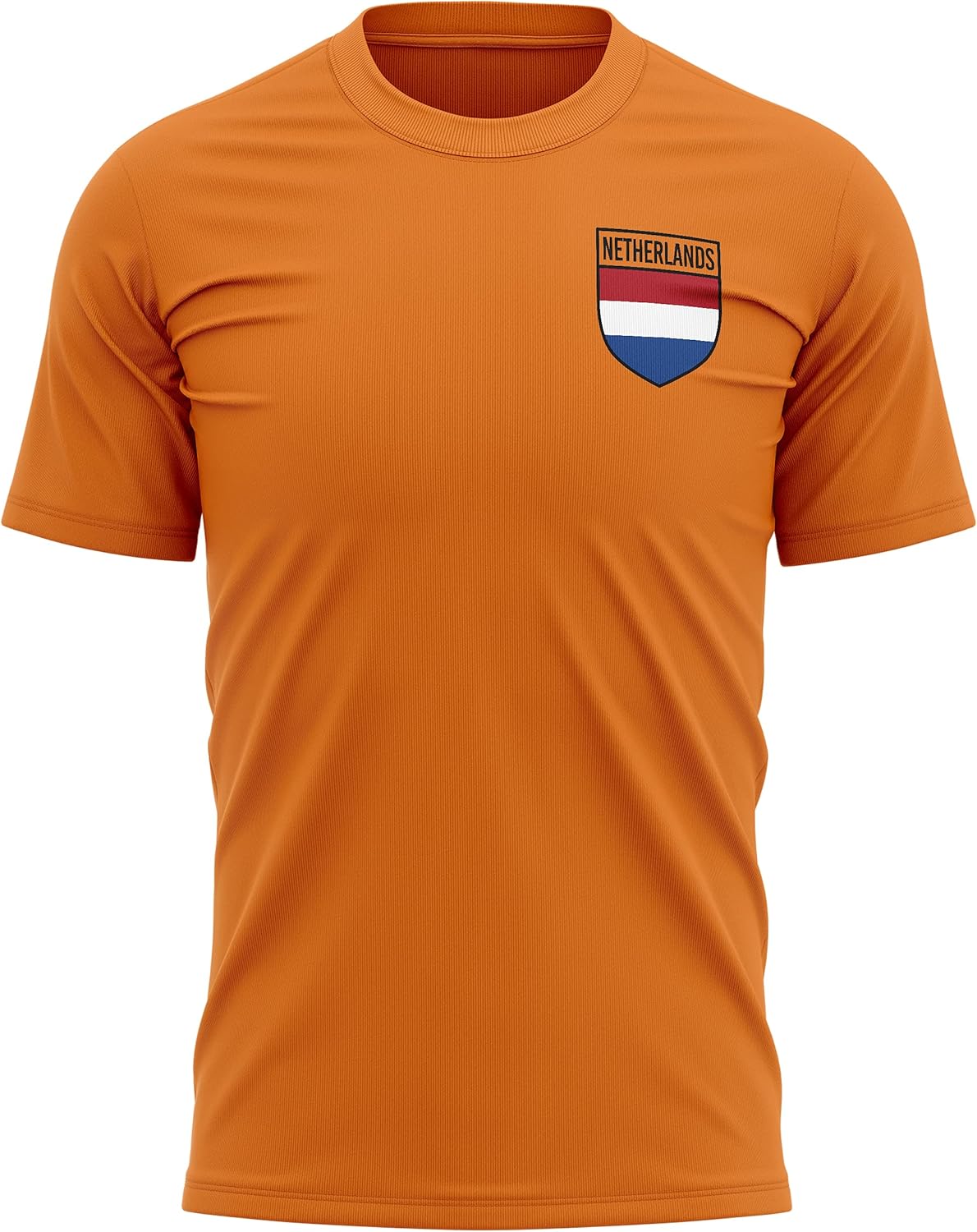 Maillot de football rétro Pays-Bas – Badge drapeau hollandais – Football pays d'Europe 2021 2020 – Noir et orange 1905 – Maillot de football hollandais