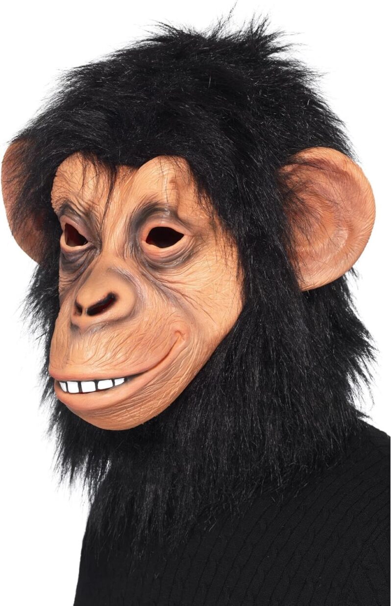 Adult Christmas Party Animal Fancy Dress Chimp/Pig/Reindeer/Stag Latex Face Mask