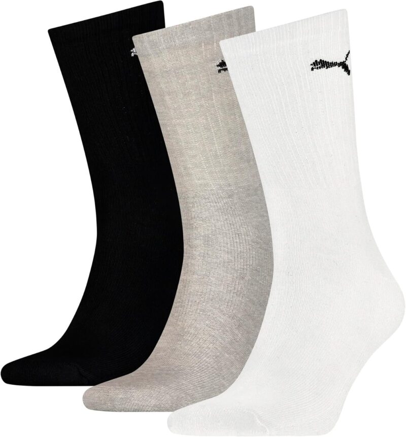 PUMA Crew Chaussettes Homme (lot de 3)