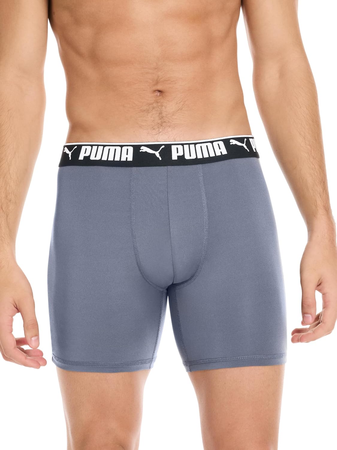 Puma 4 Pack Active Stretch Boxer Briefs Boxeur ajusté Homme (Lot de 4) - Image 2