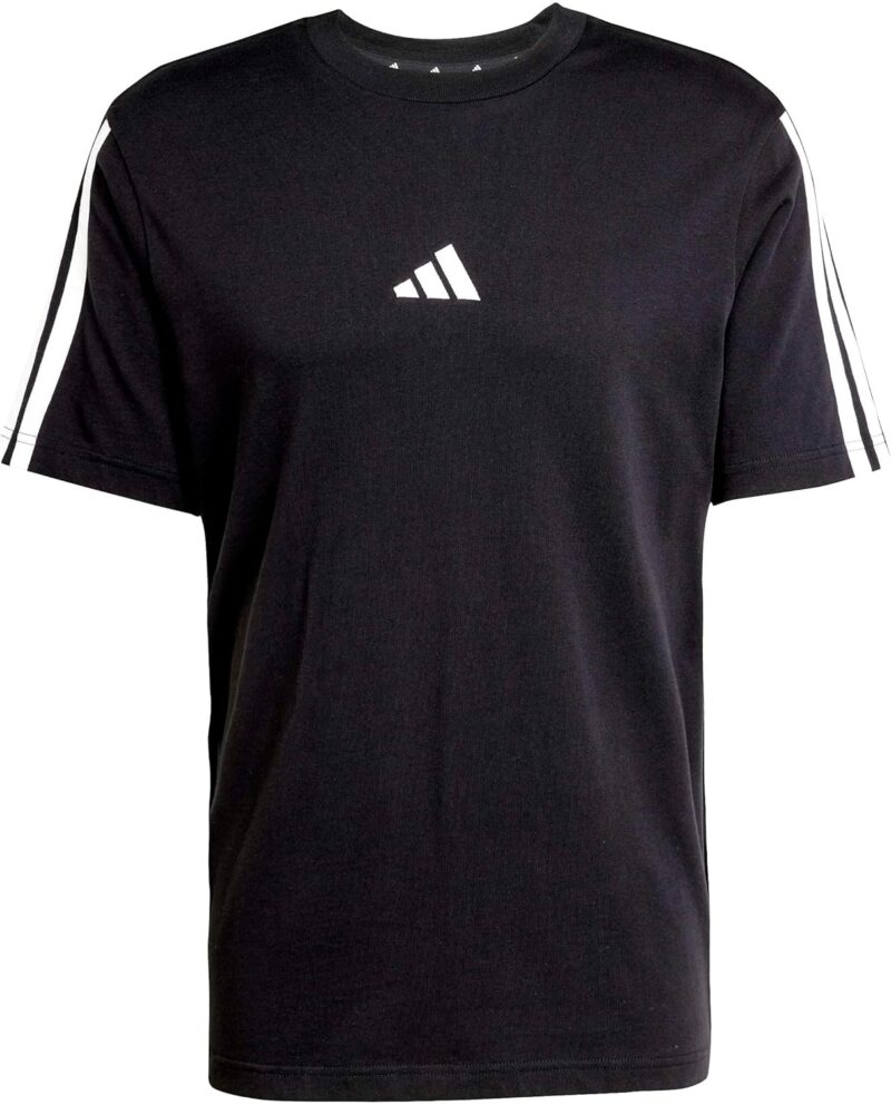 Adidas Essentials Three Stripes Single Jersey Tee T-Shirt Homme (Lot de 1)
