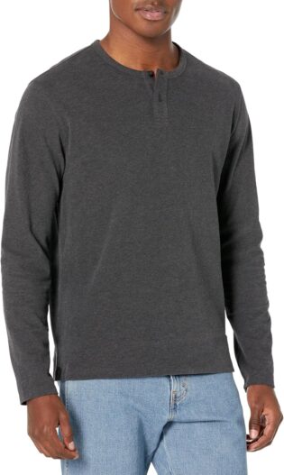 81UltrT4x3L._AC_SL1500_.jpg Vince Sueded Jersey L/S Henley Chemise Homme