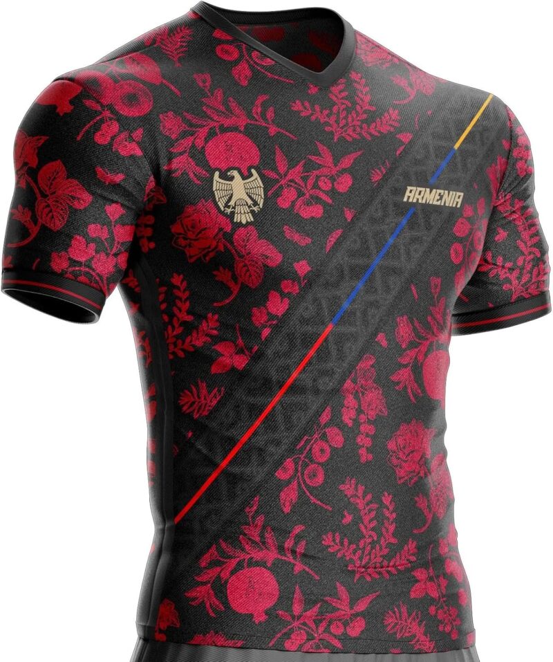 Maillot Arménie Football AR-55 avec Drapeau arménien
