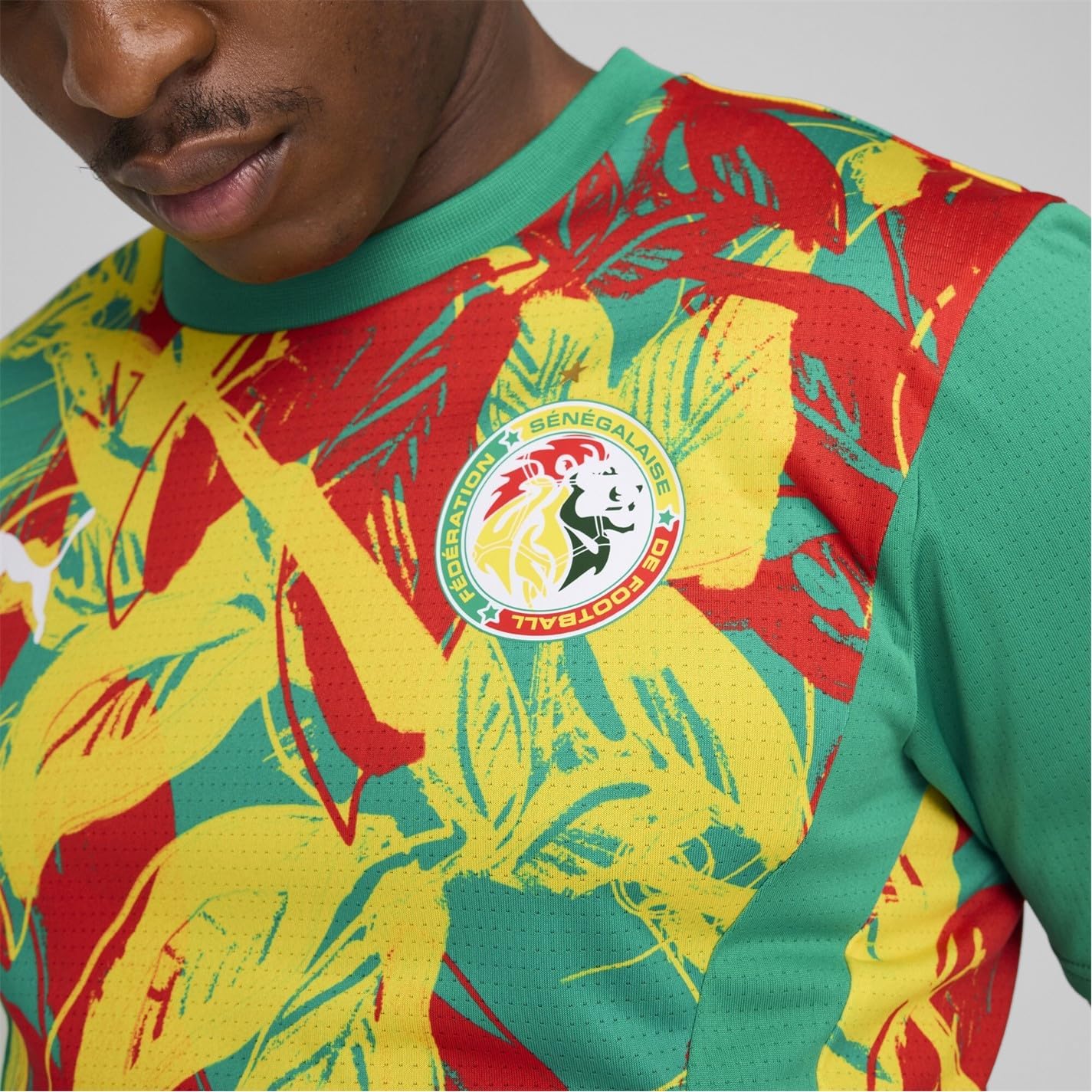 PUMA Maillot pré-match pour homme Sénégal 2025 Adultes - Image 4