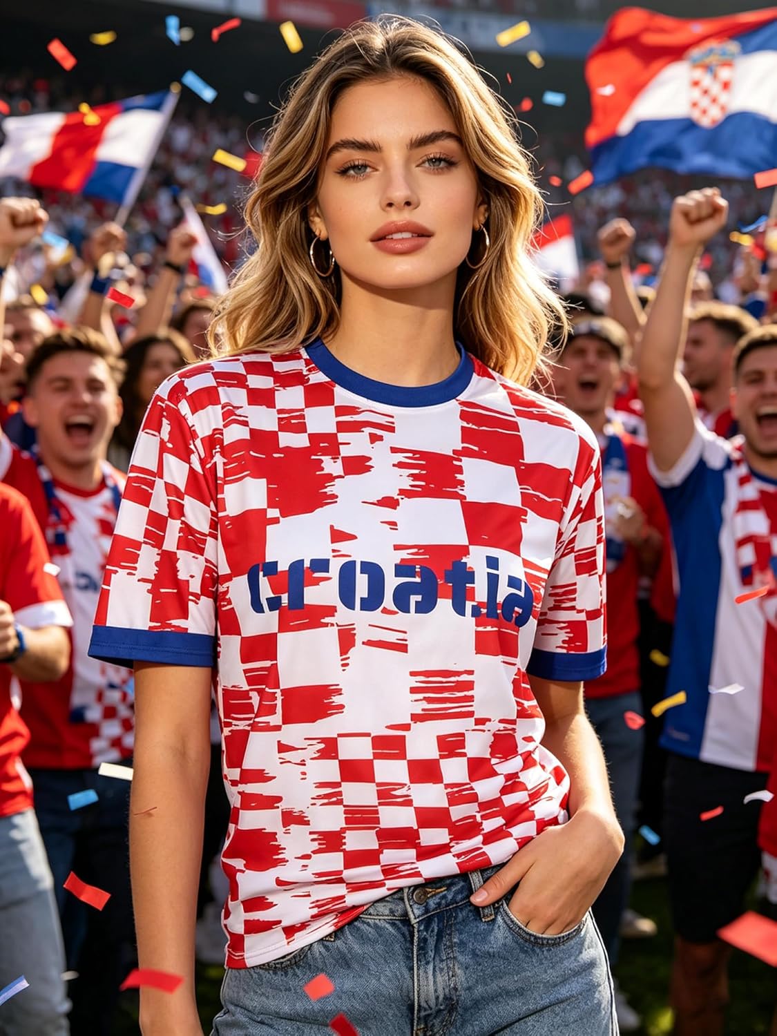 2026 Coupe de Football T-Shirts Fans 48 équipes Nationales Sport Casual Drapeau National Impression Jersey Maillot Homme Femme Formation Respirant Séchage Rapide T Shirt - Image 3