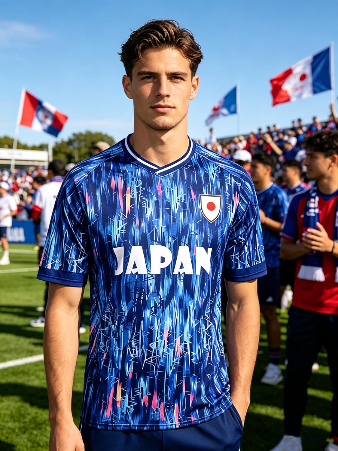 2026 Coupe de Football Jersey 48 Pays Football Cup Cheer T-Shirt Hommes Femmes Fan Shirt Manches Courtes Respirant Sport Formation Casual Football Maillot T-Shirt Tee - Image 2