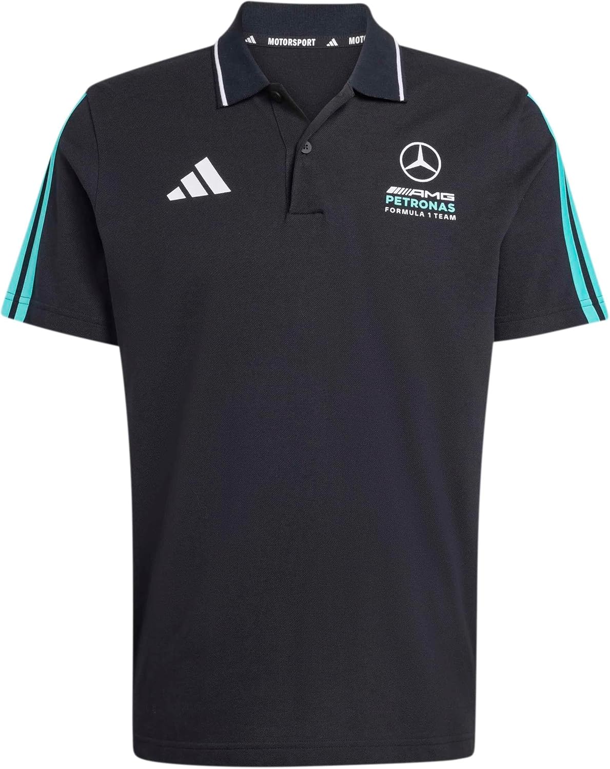 adidas Men's Polo Mercedes - AMG Petronas Formula 1 Team DNA