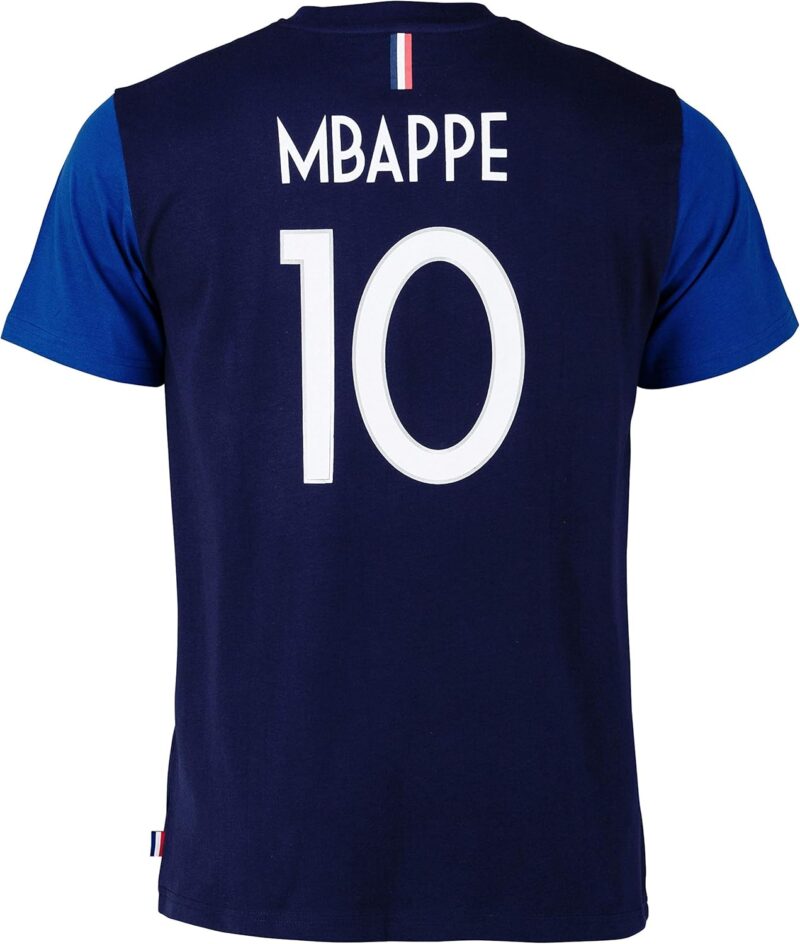 Equipe de FRANCE de football T-Shirt FFF - Kylian MBAPPE - Collection Officielle Taille Enfant garçon