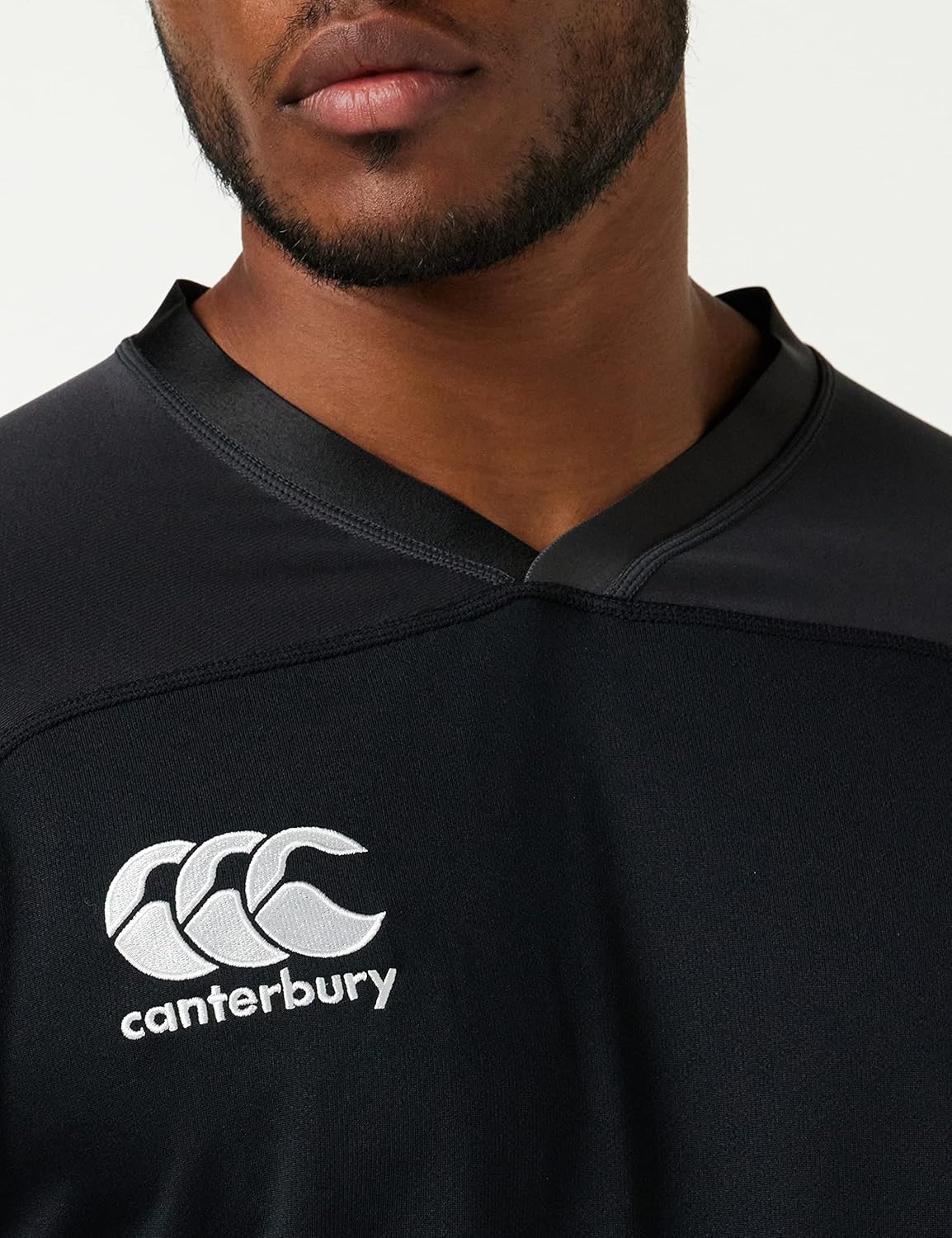Canterbury Homme Maillot de Rugby Vapodri Evader à Rayures Horizontales | Technologie Vapodri | Coupe athlétique Professionnelle | Durable Maillot de Rugby Technique - Image 4