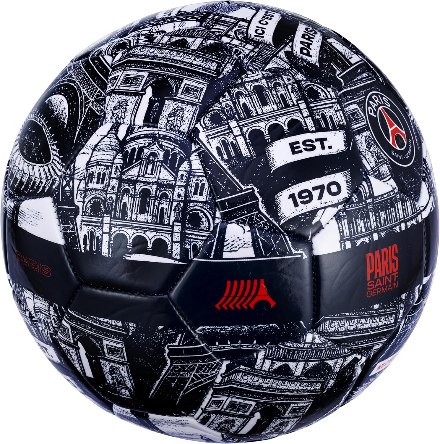 PSG Ballon de Football Collection Officielle Paris Saint Germain - Taille 5 - Image 2