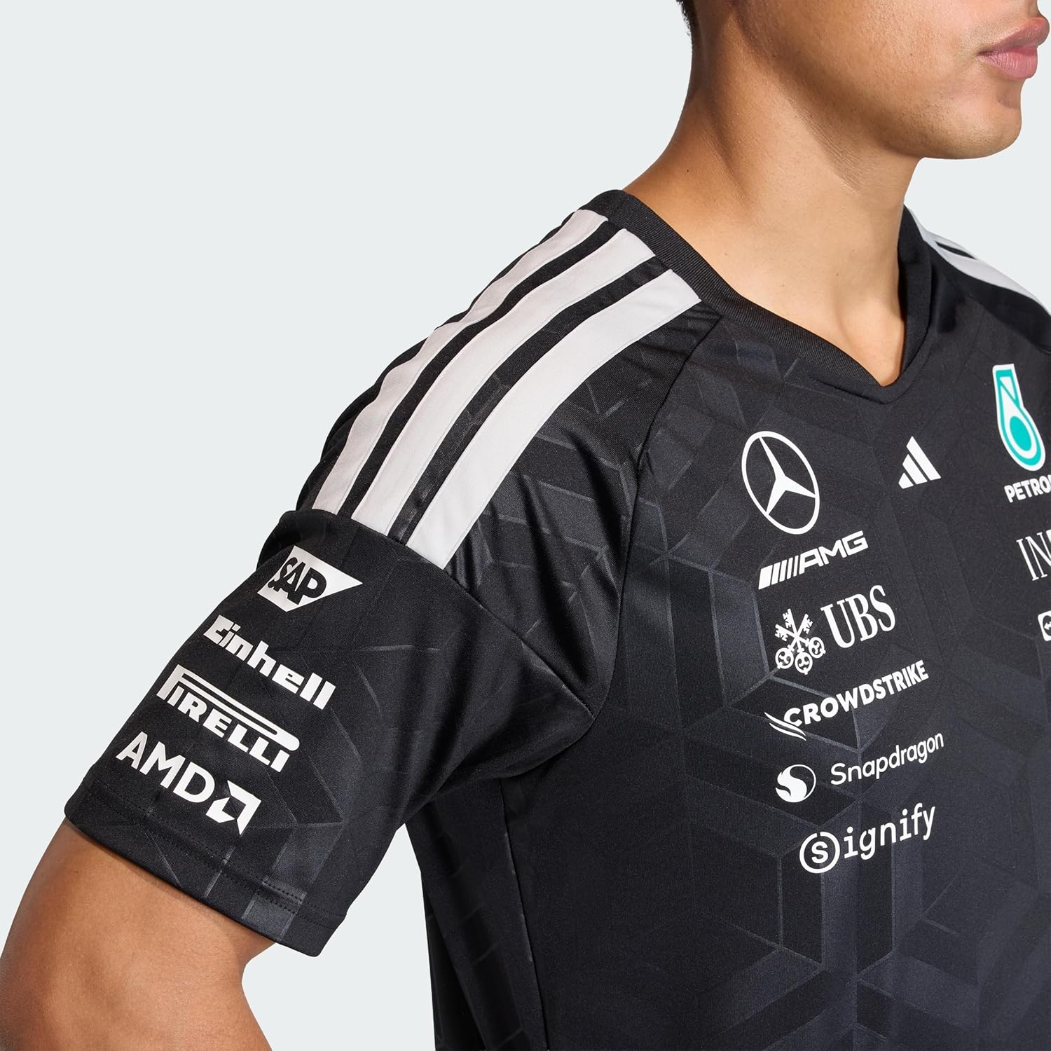 adidas Men's Maillot Pilote Mercedes - AMG Petronas Formula 1 Team - Image 2