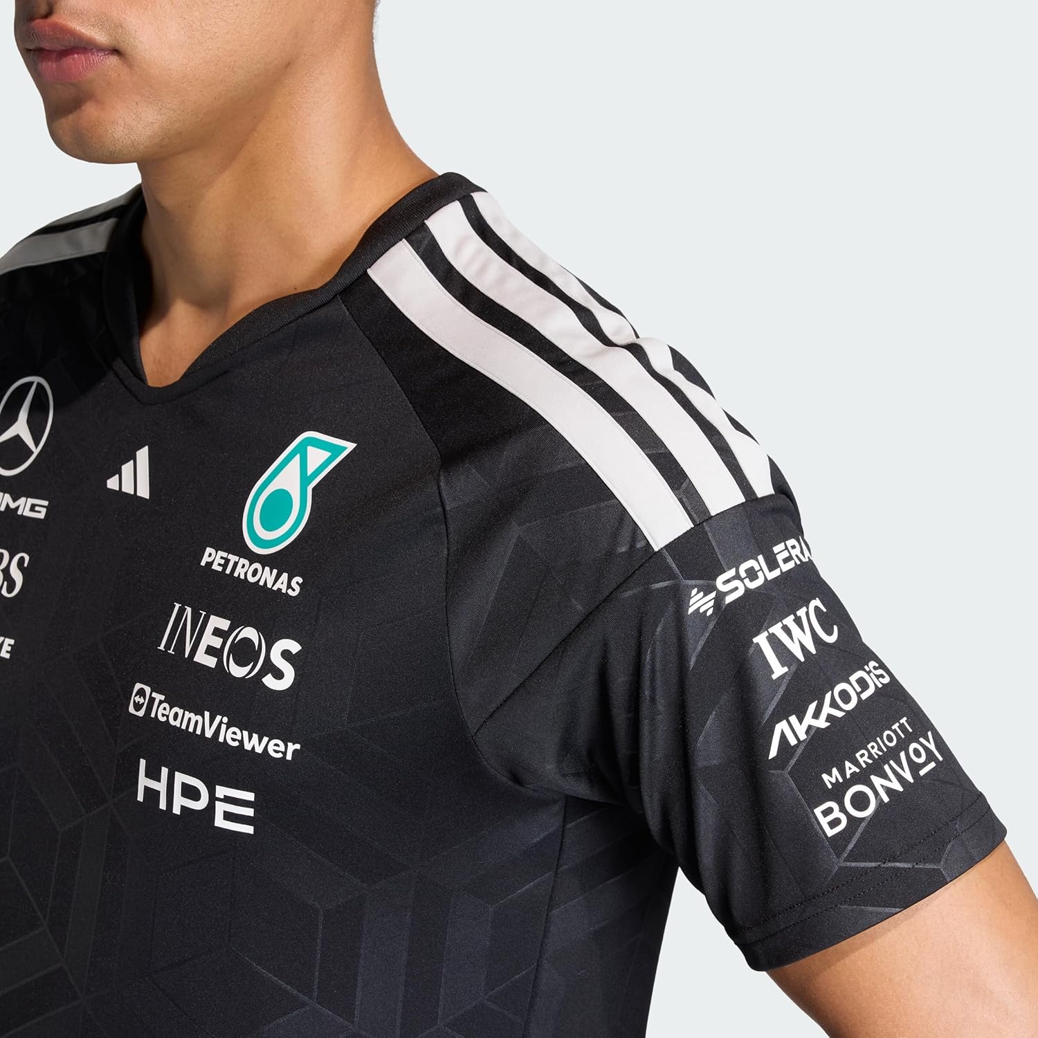 adidas Men's Maillot Pilote Mercedes - AMG Petronas Formula 1 Team - Image 3
