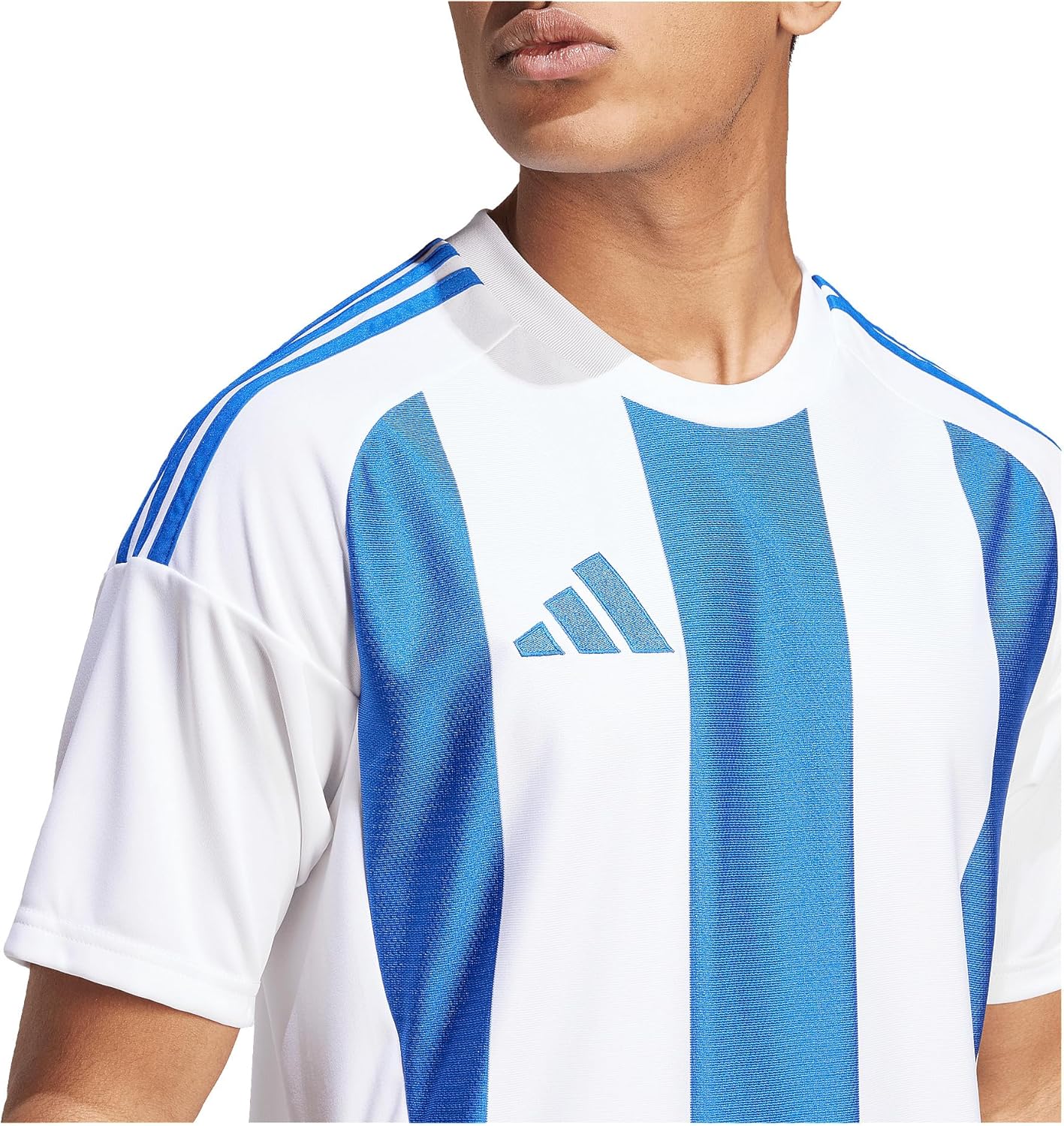 adidas Striped 24 Jersey Maillot (Manches Courtes) Homme (Lot de 1) - Image 3