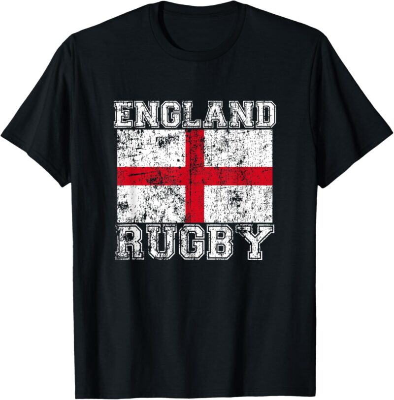 Maillot de rugby Angleterre - Drapeau de l'Angleterre - Pour homme et femme T-Shirt