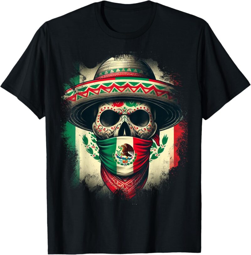 México T-Shirt Mexico Cinco De Mayo Tijuana Pride Mexican T-Shirt